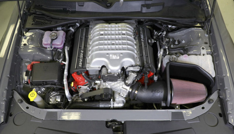 63-1577 K&N 2018 Dodge Challenger Demon V8-6.2L F/I Aircharger Performance Intake