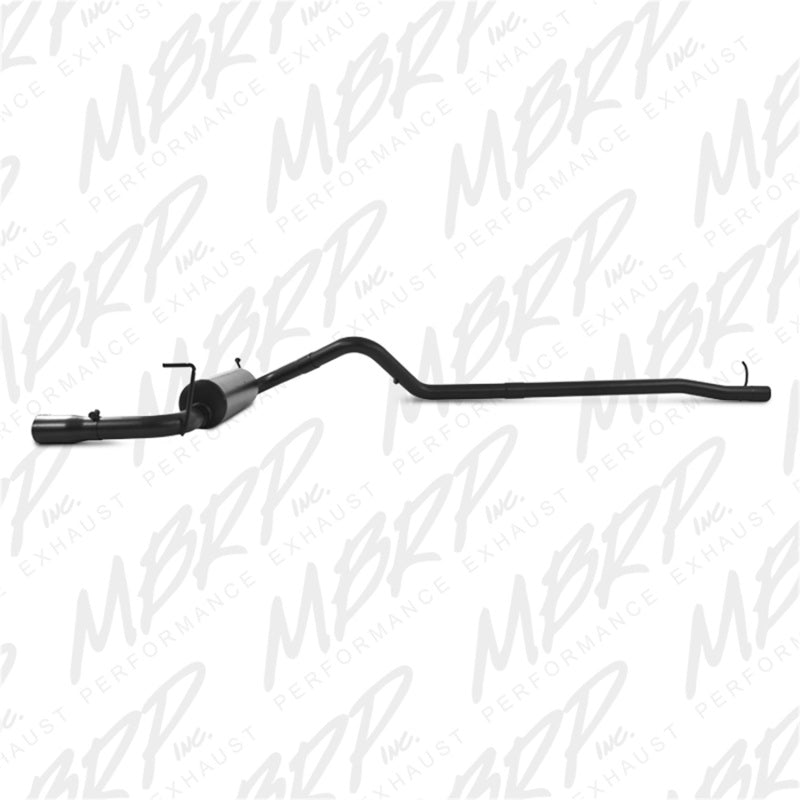 S5526BLK MBRP 12 Jeep Wrangler/ Rubicon 3.6L Cat Back Single Rear Exit Black Exhaust