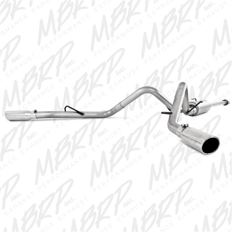 S5328AL MBRP 05-13 Toyota Tacoma 4.0L EC/CC AL Dual Split Side Cat Back Exhaust
