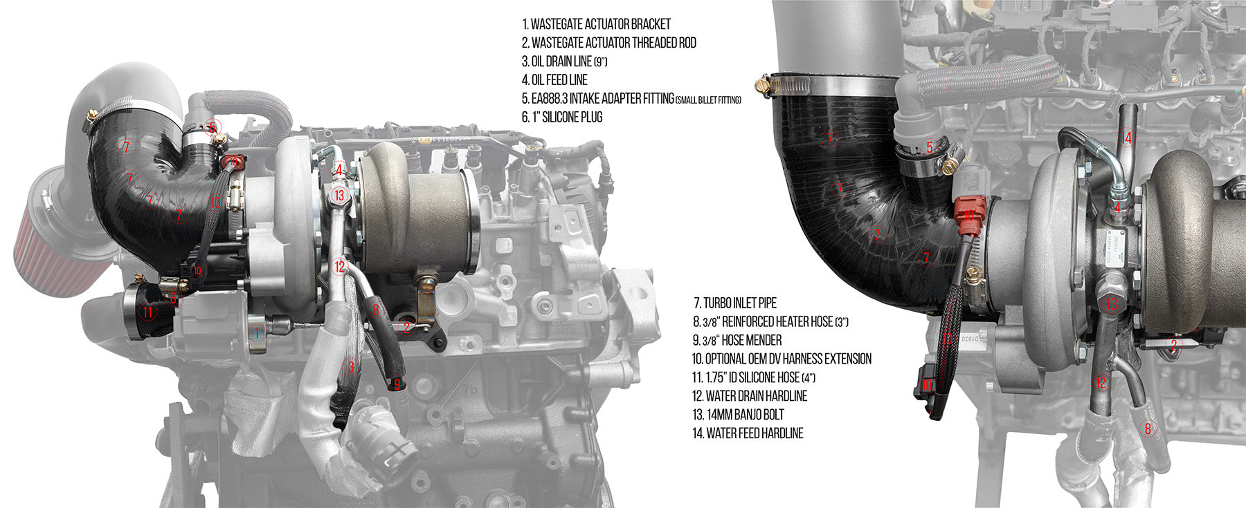 CTS Turbo MQB BOSS V2 MK7 GTI/Golf R/8V S3/8V A3 CTS Turbo MQB-BOSS