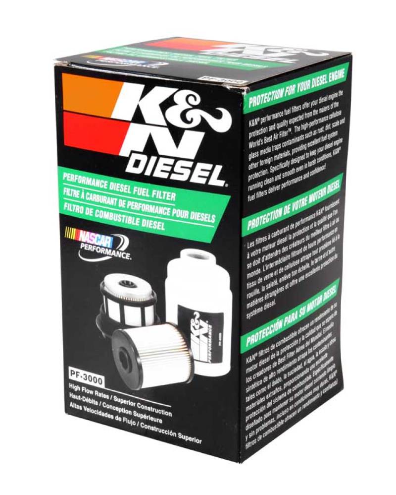 PF-3000 K&N Cellulose Media Fuel Filter 3.5in OD x 6.281in L