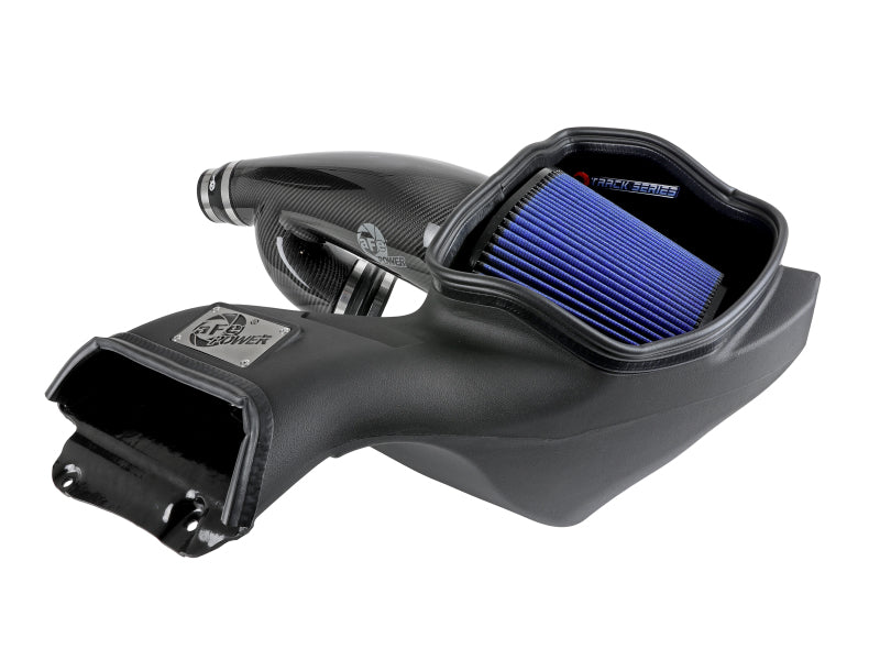 57-10010R aFe 17-20 Ford F-150/Raptor Track Series Carbon Fiber Cold Air Intake System With Pro 5R Filters