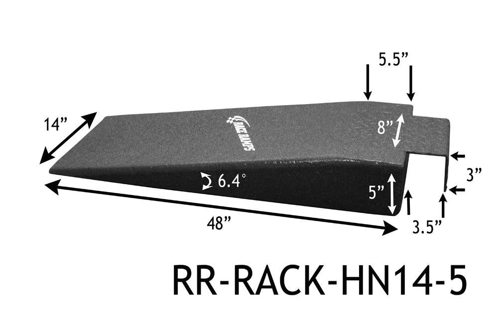 Race Ramps - Hook Nosed Ramps, 14" wide, 5" high