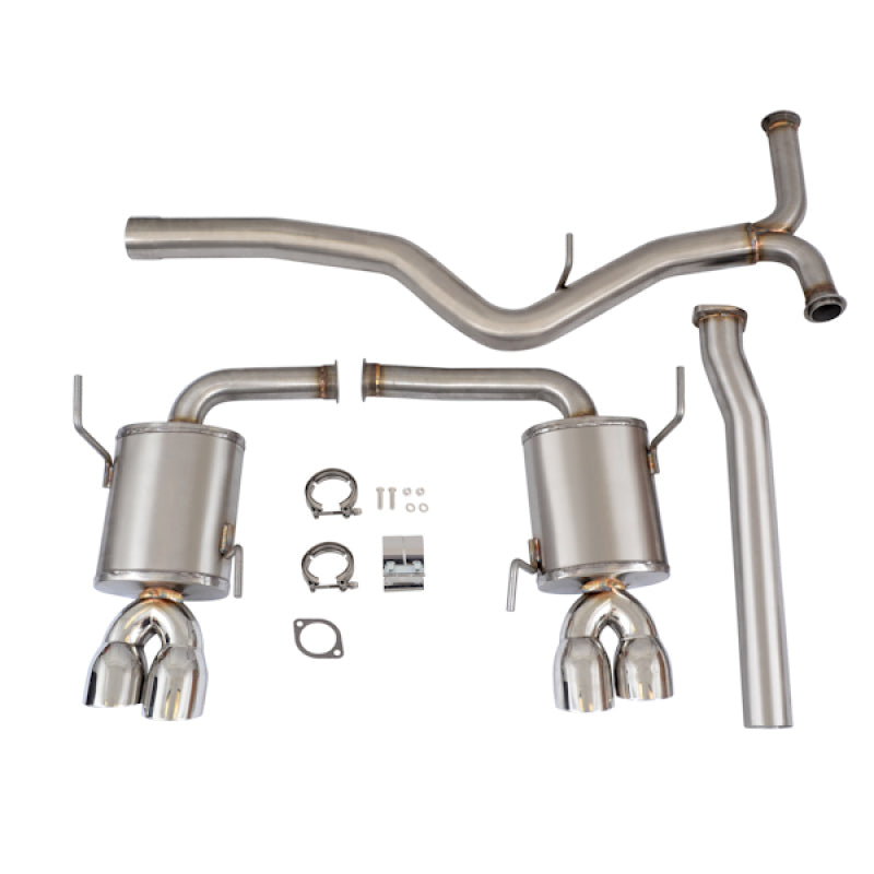 MMEXH-WRX-15 Mishimoto 2015 Subaru WRX 3in Stainless Steel Cat-Back Exhaust