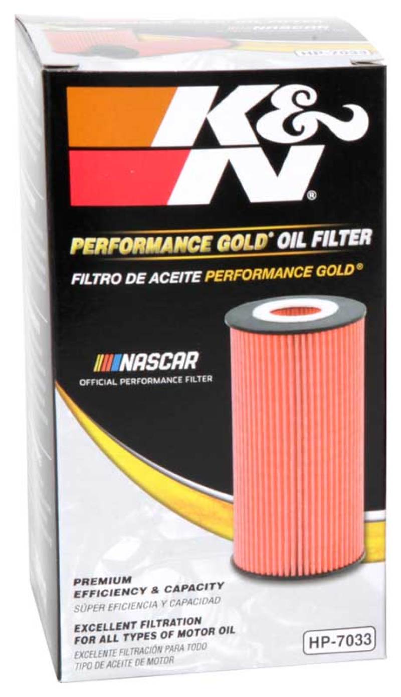 HP-7033 K&N Performance Oil Filter for 04-15 Mercedes Benz