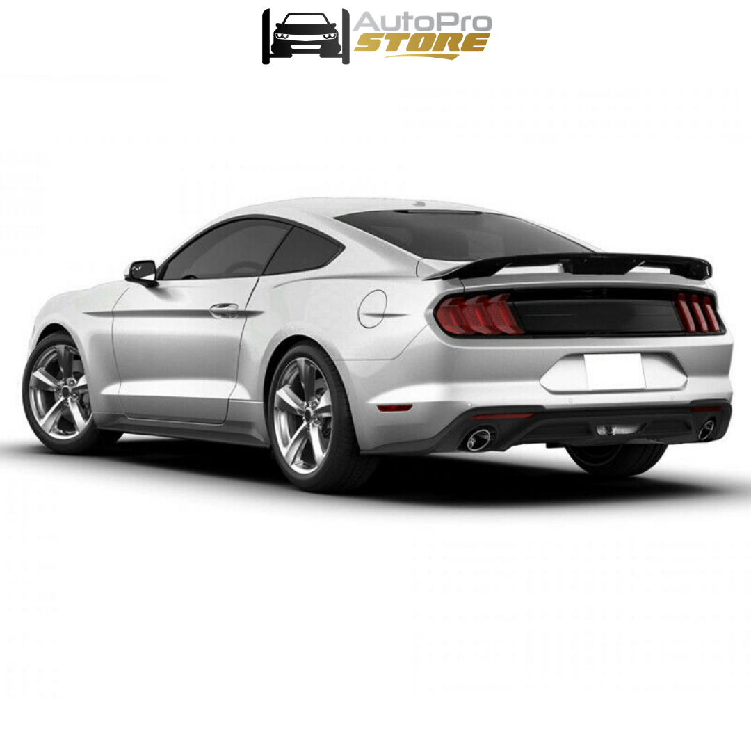 15-21 Ford Mustang Coupe GT500 Style Trunk Spoiler Wing Gloss Black - ABS