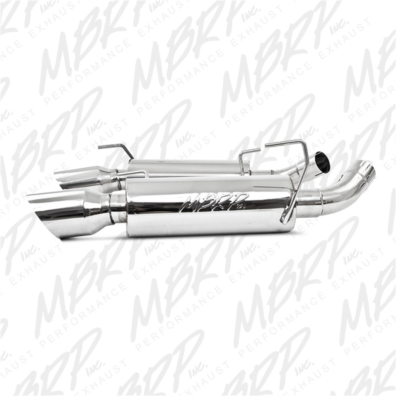 S7200304 MBRP 05-10 Ford Mustang GT 5.0/Shelby GT500 Dual Mufflers Axle Back Split Rear T304