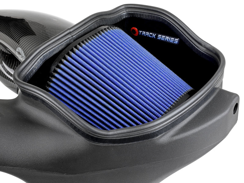 57-10010R aFe 17-20 Ford F-150/Raptor Track Series Carbon Fiber Cold Air Intake System With Pro 5R Filters