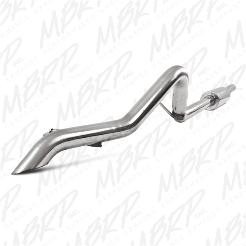 S5514409 MBRP 2007-2009 Jeep Wrangler (JK) 3.8L V6 4 dr Off-Road Tail Pipe Muffler before Axle
