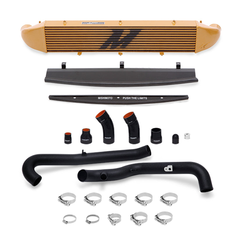 MMINT-FIST-14KBG Mishimoto 2014-2016 Ford Fiesta ST 1.6L Front Mount Intercooler (Gold) Kit w/ Pipes (Black)