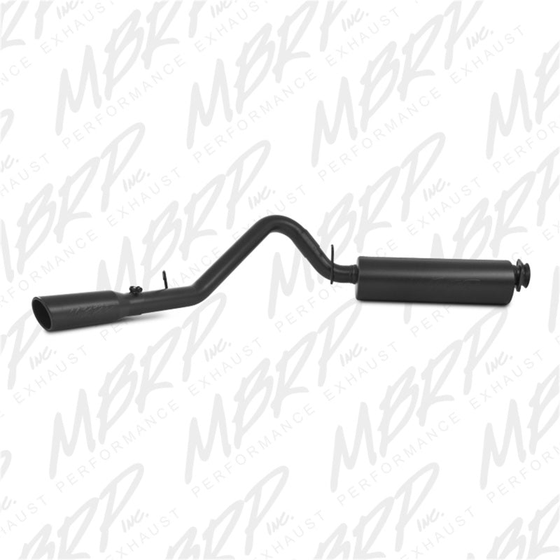 S5500BLK MBRP 2000-2006 Jeep Wrangler (JK) Inline-4 2.5L Inline-6 4.0L Cat Back Single Side