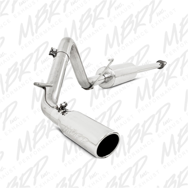 S5326AL MBRP 05-13 Toyota Tacoma 4.0L EC/CC Cat Back Single Exit Aluminized Exhaust