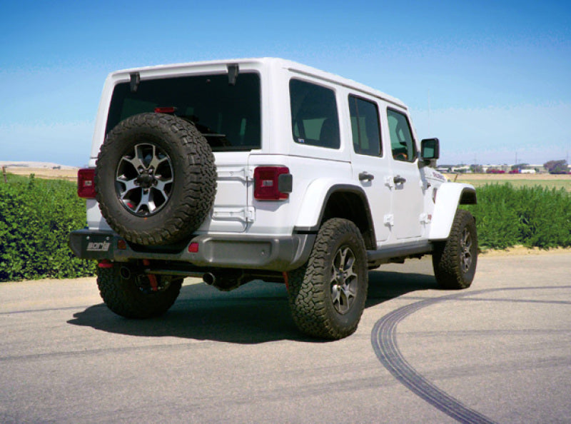 11964CB Borla 18-19 Jeep Wrangler JL/JLU 2.0L 4Cyl 2DR/4DR Axle Back Exhaust ATAK w/ 2.5in Tips - Black