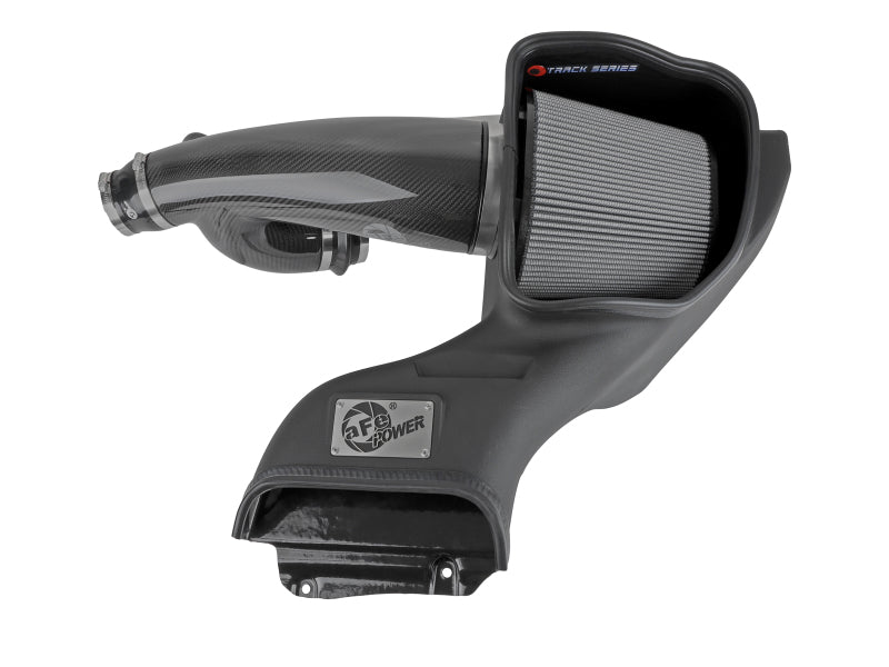 57-10010D aFe 17-20 Ford F-150/Raptor Track Series Carbon Fiber Cold Air Intake System With Pro DRY S Filters
