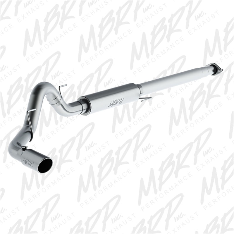S5259AL MBRP 2015 Ford F-150 2.7L / 3.5L EcoBoost 4in Cat Back Single Side Alum Exhaust System