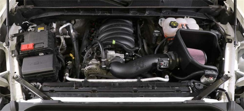 63-3110 K&N 2019+ Chevrolet 1500 5.3L / 6.2L V8 F/I Aircharger Performance Intake System