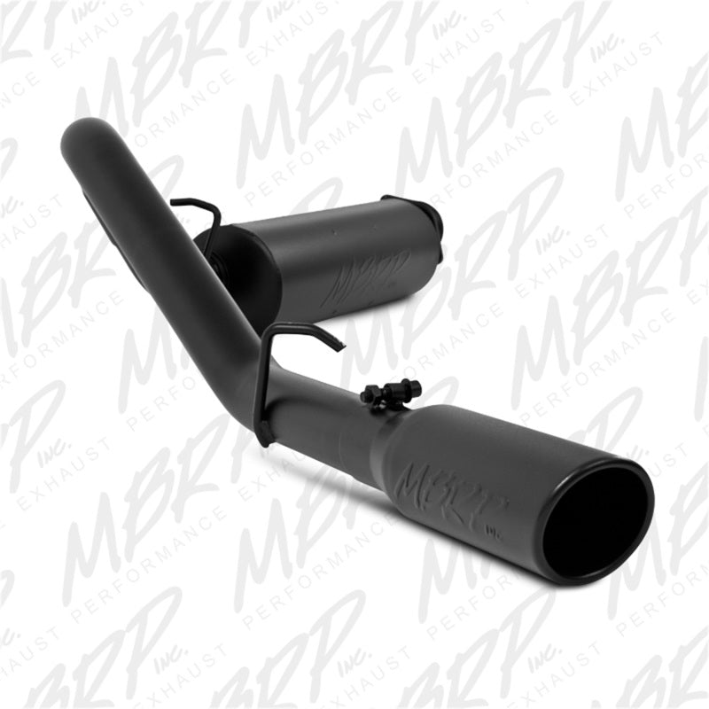 S5500BLK MBRP 2000-2006 Jeep Wrangler (JK) Inline-4 2.5L Inline-6 4.0L Cat Back Single Side