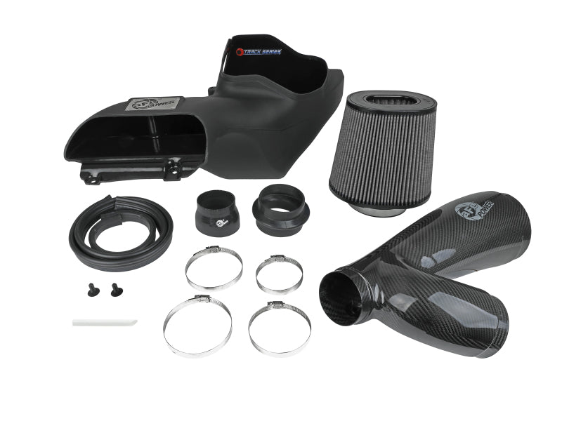 57-10010D aFe 17-20 Ford F-150/Raptor Track Series Carbon Fiber Cold Air Intake System With Pro DRY S Filters