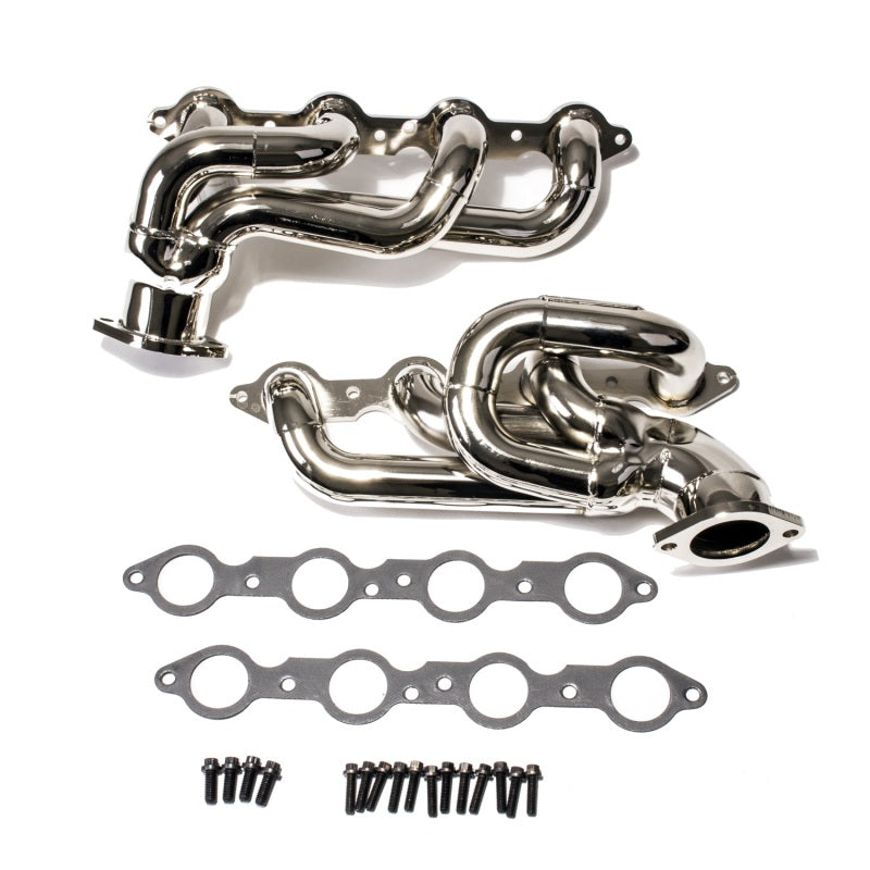 4020 BBK 10-15 Camaro LS3 L99 Shorty Tuned Length Exhaust Headers - 1-3/4 Chrome