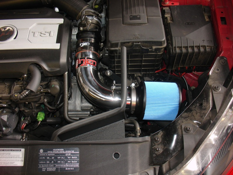 SP3075P Injen 10-12 VW MK6 GTI 2.0L TSI Polished Short Ram Intake w/ Heat Shield