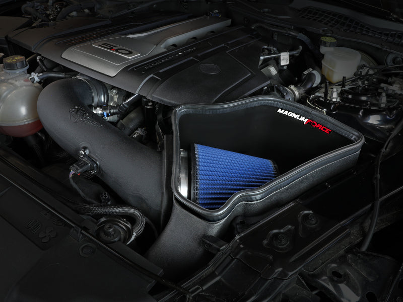 54-13039R AFe Magnum FORCE Stage-2 Cold Air Intake System w/Pro Dry S Media 18-19 Ford Mustang