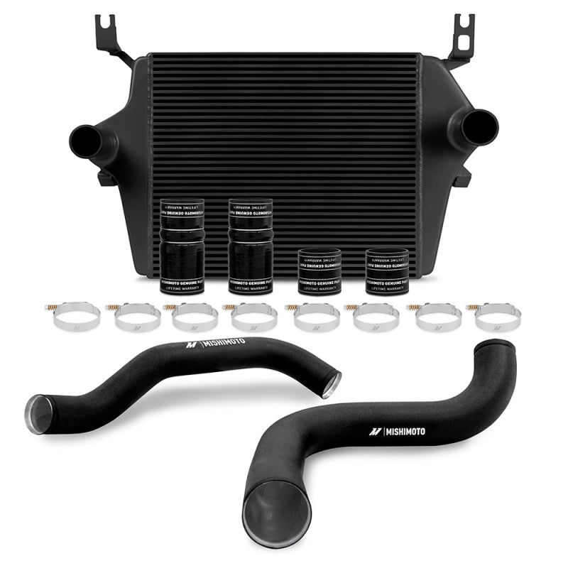 MMINT-F2D-99KBKBK Mishimoto 99-03 Ford 7.3L Powerstroke PSD Black Intercooler Kit w/ Black Pipes