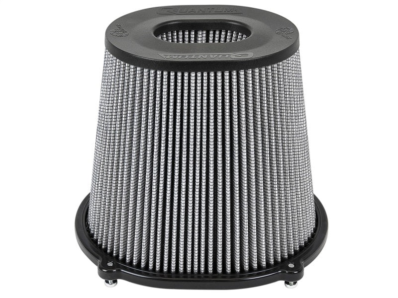 21-91132 aFe Quantum Pro DRY S Air Filter Inverted Top - 5in Flange x 8in Height - Dry PDS
