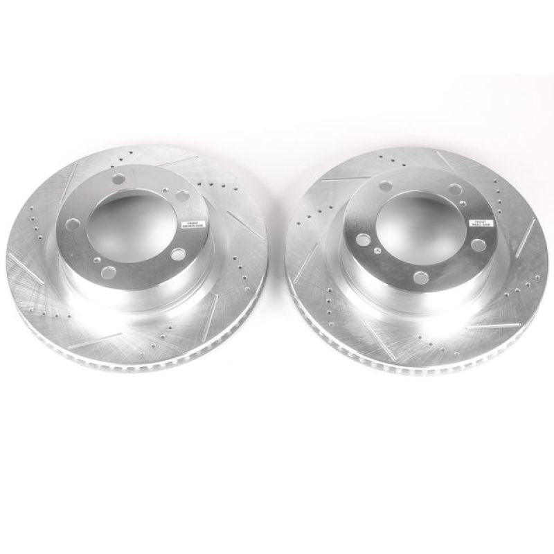 Power Stop 08-11 Lexus LX570 Discos Perforados y Ranurados DELANTEROS - Par 340mm