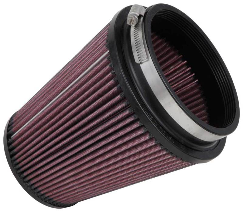 RU-2800 K&N Filter Universal Rubber Filter 5 inch Flange 6 1/2 inch Base 4 3/8 inch Top 7 inch Height