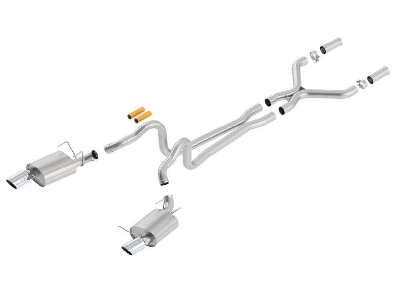 140516 Borla 13-14 Mustang GT/Boss 302 5.0L V8 RWD Single Split Rear Exit ATAK Catback Exhaust