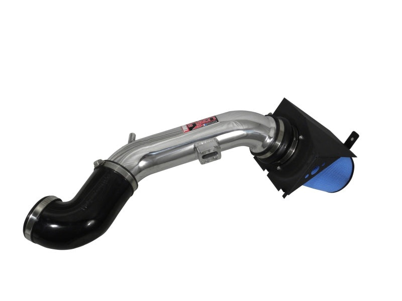 PF9011P Injen 12 Ford F-150 V8 5.0L Polished 4in Power Flow Intake w/ MR Tech/Enc Air Box w/ Front Air Inlet