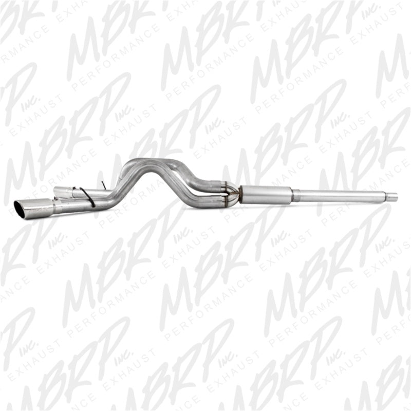 S5208AL MBRP 1999-2004 Ford F-250/350 V-10 Cat Back 4 Dual Split Side
