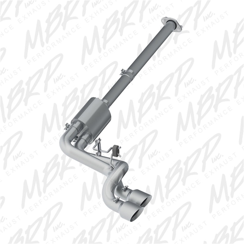 S5261304 MBRP 09-14 Ford F150 T304 Pre-Axle 4.5in OD Tips Dual Outlet 3in Cat Back Exhaust