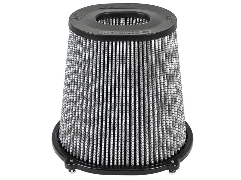 21-91129 aFe Quantum Pro DRY S Air Filter Inverted Top - 5in Flange x 9in Height - Dry PDS