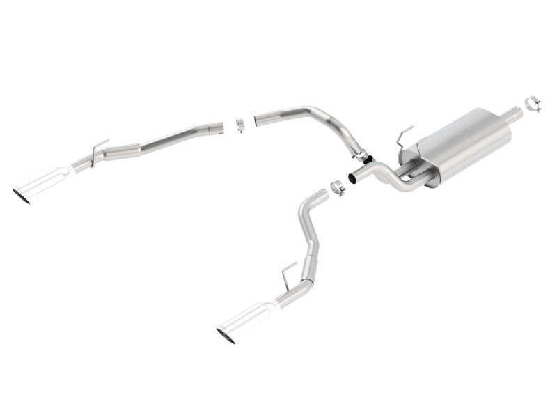 140552 Borla Cat-Back Touring 09-15 Ram 1500 5.7L EC SB Truck Single Spilt Rear Exit Through Bumper