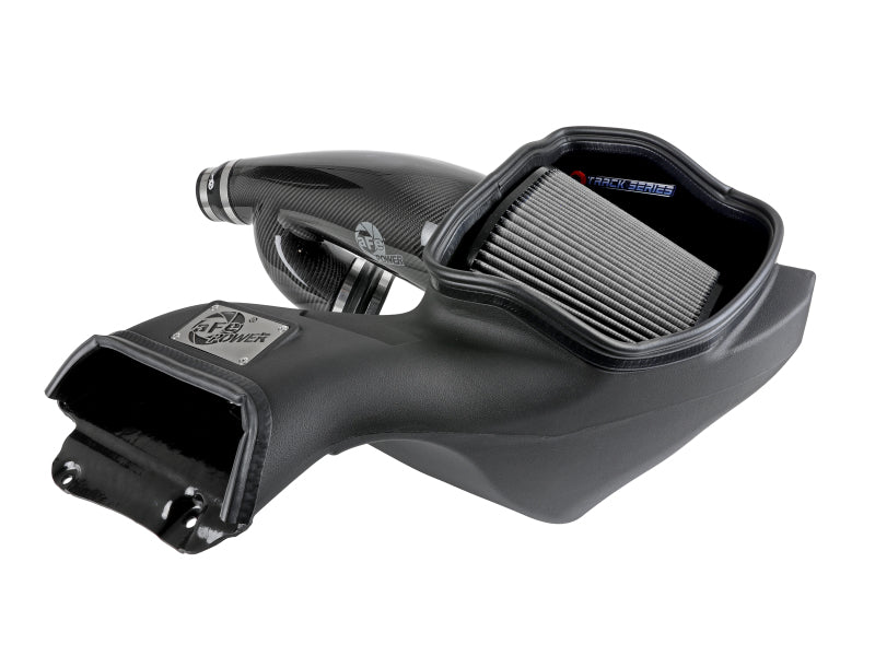 57-10010D aFe 17-20 Ford F-150/Raptor Track Series Carbon Fiber Cold Air Intake System With Pro DRY S Filters