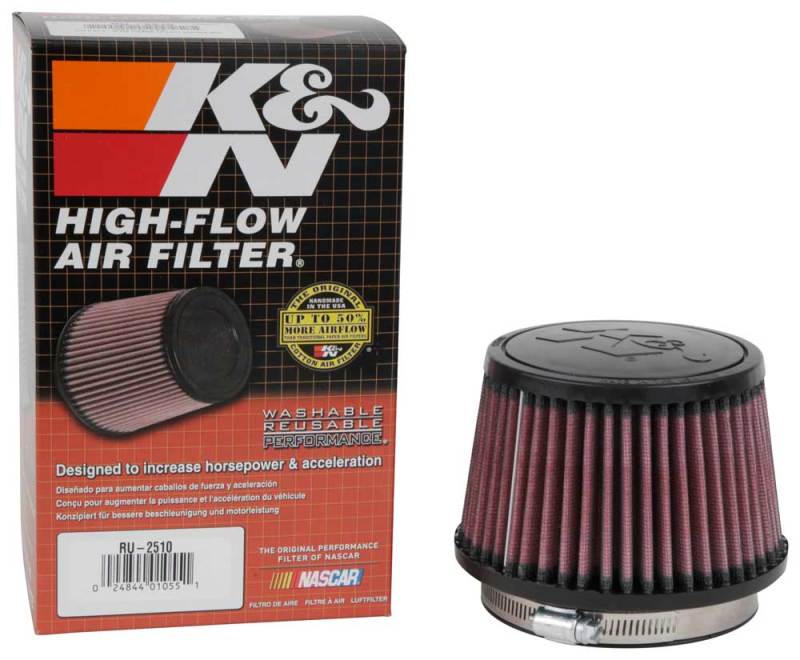 RU-2510 K&N Universal 4 Inch Filter