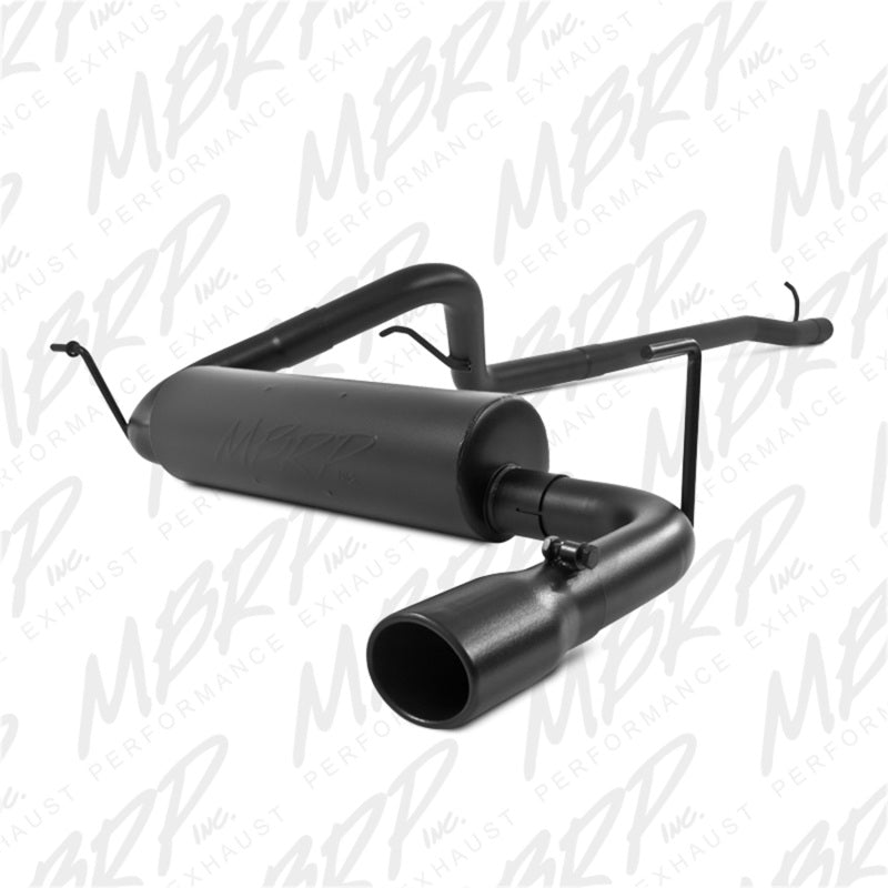 S5526BLK MBRP 12 Jeep Wrangler/ Rubicon 3.6L Cat Back Single Rear Exit Black Exhaust