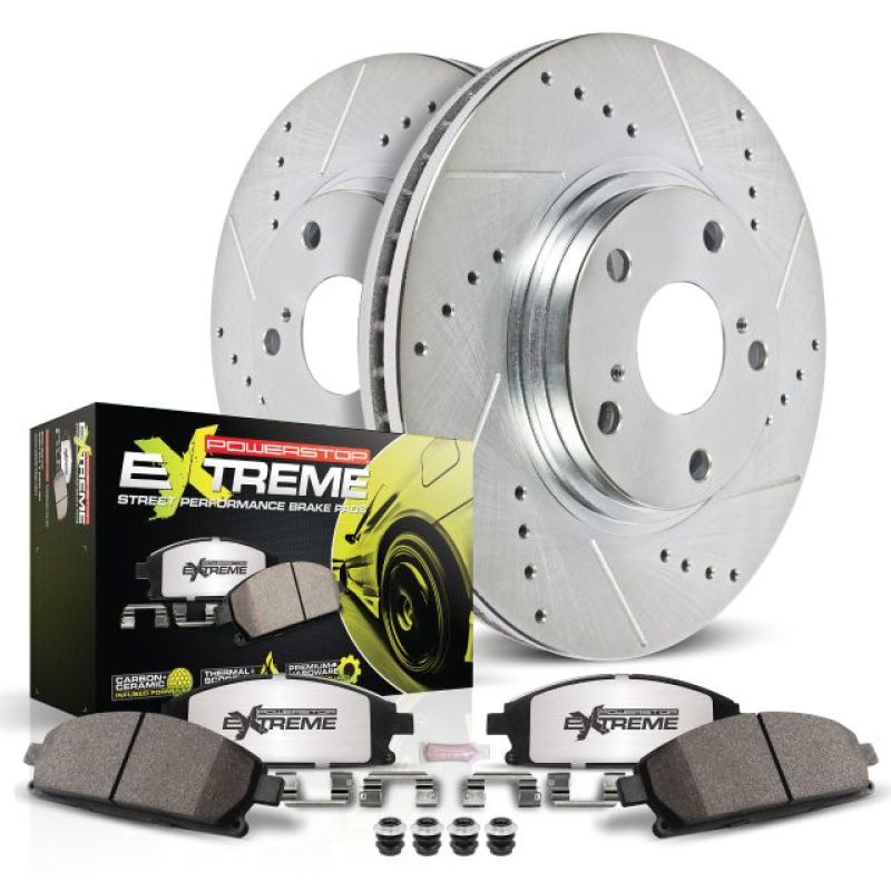 Power Stop 02-04 Mercedes-Benz C32 AMG Kit Frenos Z26 SPORT - DELANTERO
