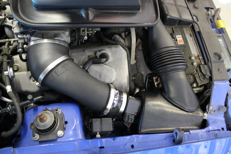 JLT 03-04 Ford Mustang Mach 1 Black Textured Ram Air Intake Kit w/Red Filter w/Shaker Hook Up ( RAI2-FMM-0304 )
