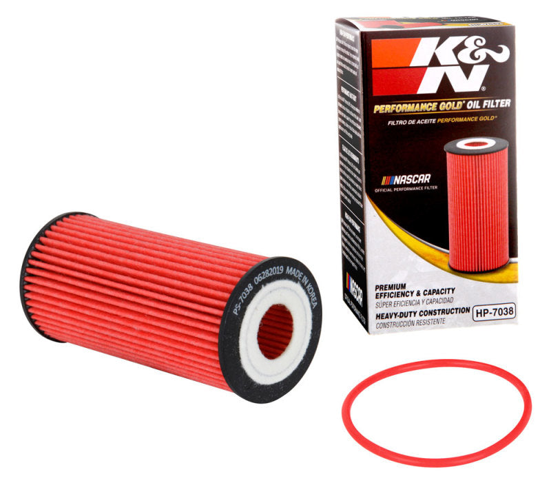 HP-7038 K&N Performance Oil Filter for 2019 Audi A3 2.0L
