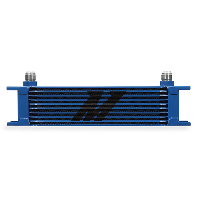 MMOC-10BL Mishimoto Universal 10 Row Oil Cooler - Blue