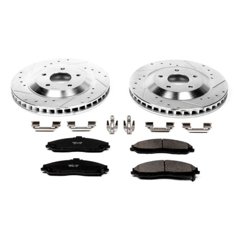 Power Stop 2004 Cadillac XLR Kit Frenos Z23 EVO - DELANTERO
