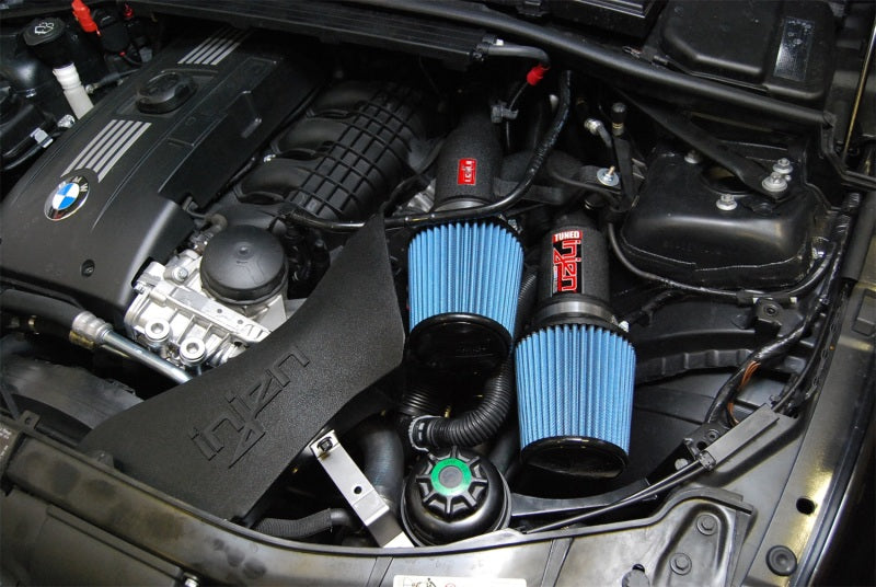 SP1125WB Injen 07-09 335i E92 / 08-09 135i E82 3.0L L6 Twin intake Wrinkle Black Short Ram Intake