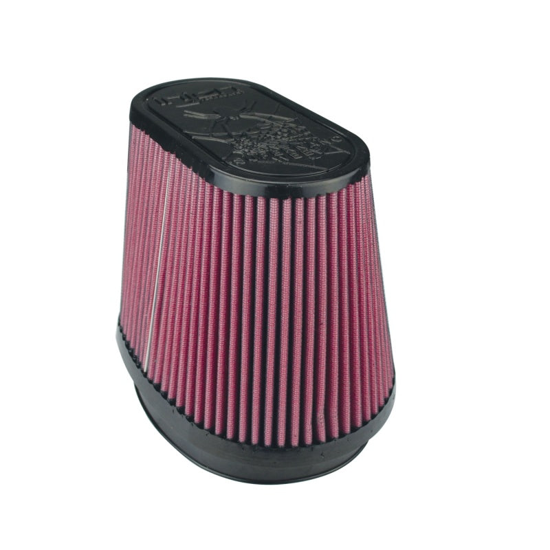 X-1023-BR Injen 8-Layer Oiled Cotton Gauze Air Filter 8.5x9.0in Oval ID / 7.0in Height / 4.0x8.0in Top
