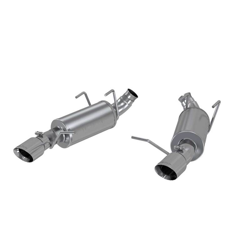 S7227409 MBRP 11-14 Ford Mustang V6 3in. Dual Muffler Axle Back Split Rear T409 Exhaust System