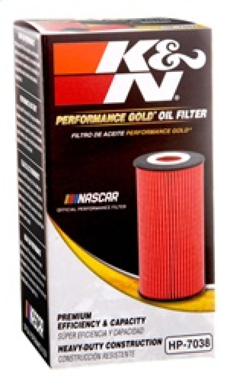 HP-7038 K&N Performance Oil Filter for 2019 Audi A3 2.0L