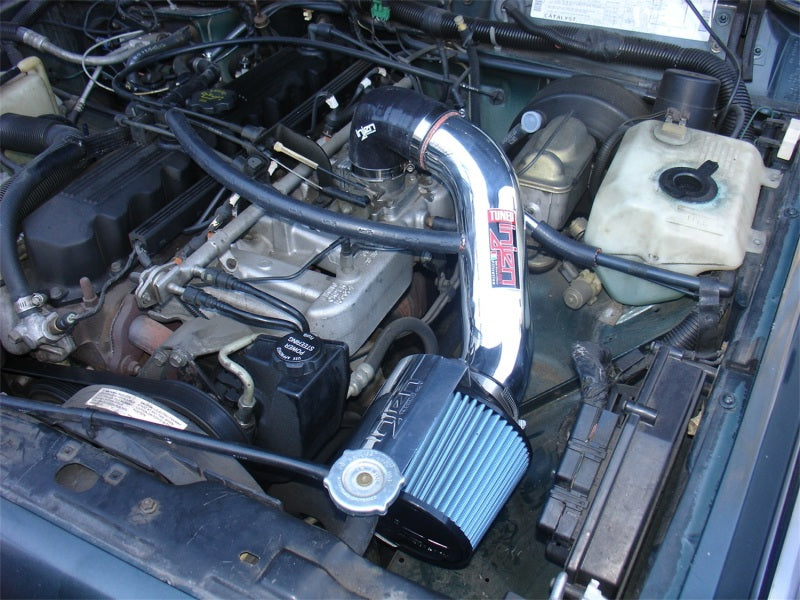 PF5011P Injen 91-01 Jeep Cherokee XJ 4.0 L6 Polished Power-Flow Intake w/ MR Tech & Web Nano Filter
