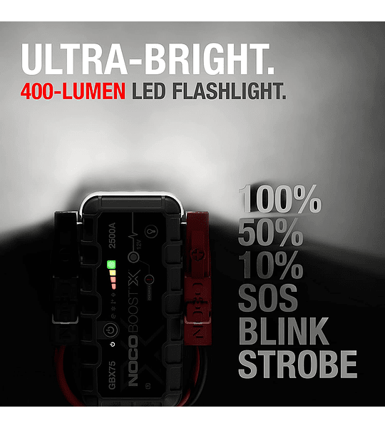 NoCo Boost X GBX75 Partidor Batería Ion Litio 2500A