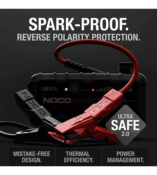 NoCo Boost X GBX75 Partidor Batería Ion Litio 2500A